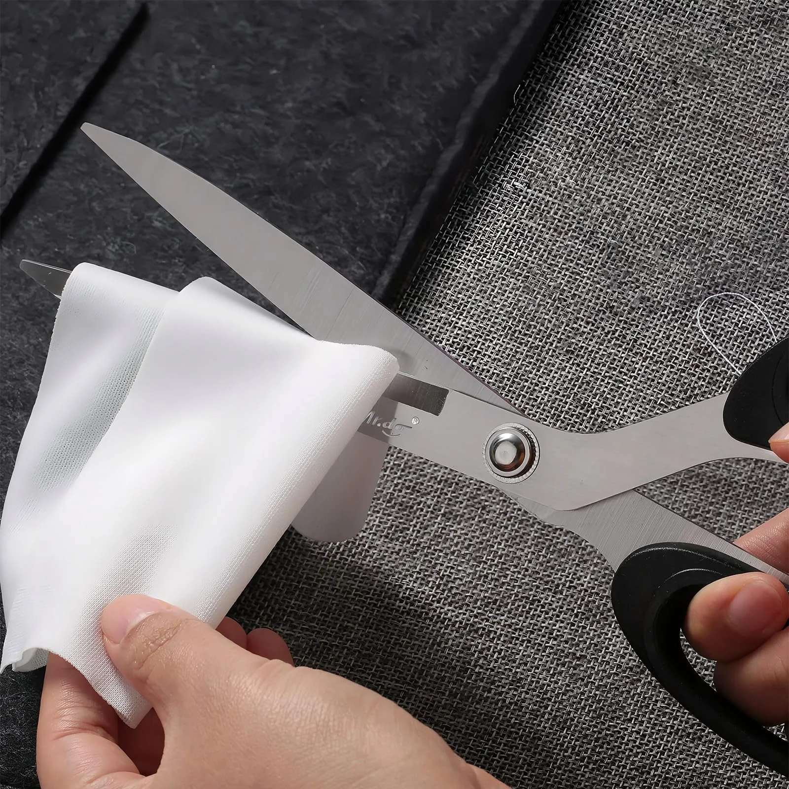 

Sewing Scissors All Purpose Sharp Heavy Duty Fabric Scissors Cutting Clothes Leather Classic Stainless Steel Fabric Shears