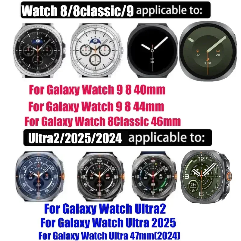 Magnetisches Silikonarmband für Samsung Galaxy Watch 9 8 40mm 44mm/8Classic 46mm Sportarmband für Galaxy Watch Ultra2 47mm 2026 2025 – Detail 2
