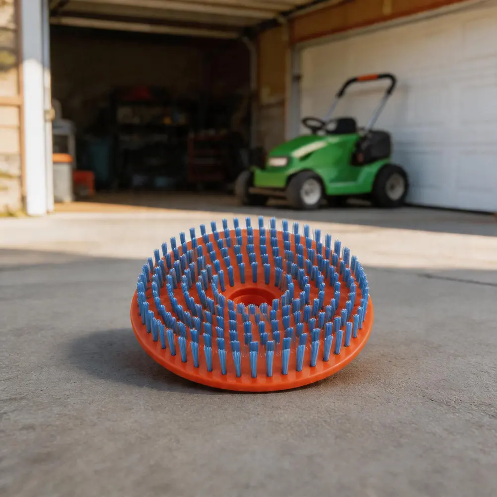 

Wire Bristle Brush Lawn Mower Brush Sturdy Polyester Material Effective Dirt Removal Cleaning Brush For Floors