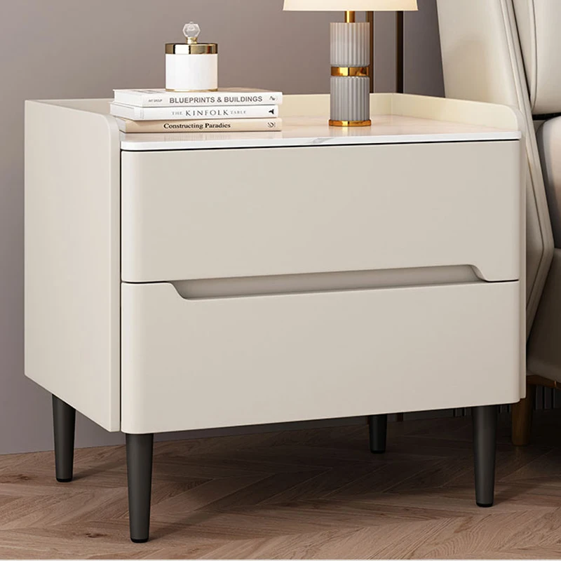 

Factory Wholesale High Quality Bedroom Modern Wooden Night Stand Bedside Table Nordic Two Drawers Bedside Table Nightstandpromot