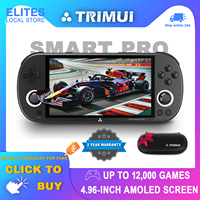 TRIMUI Smart Pro Retro Handheld Game Console 5000mAh 4.96 Inch IPS Screen 30000+ Games Portable Video Game Players