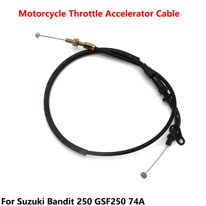 

Motorcycle Throttle Accelerator Cable For Suzuki Bandit 250 GSF250 74A All Years High Quality Durable Motorcycles Accessories