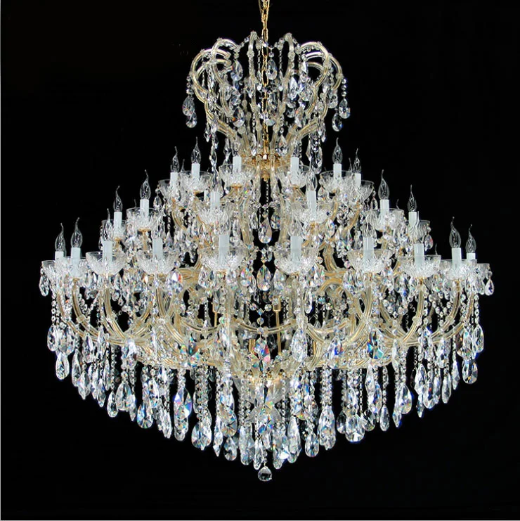 Customized Modern Luxury K9 Crystal Chandelier Elegant LED Pendant Light for Hotel Lobby Wedding Banquet Parlor Lighting Fixture