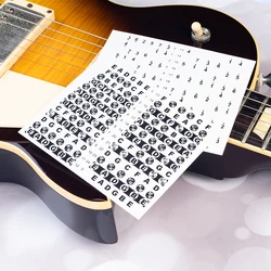 JOYO Guitto Series GFM-01 Guitar Fretboard Note Sticker Guitar Chord Stickers Scales Stickers for Musical Instruments Beginner