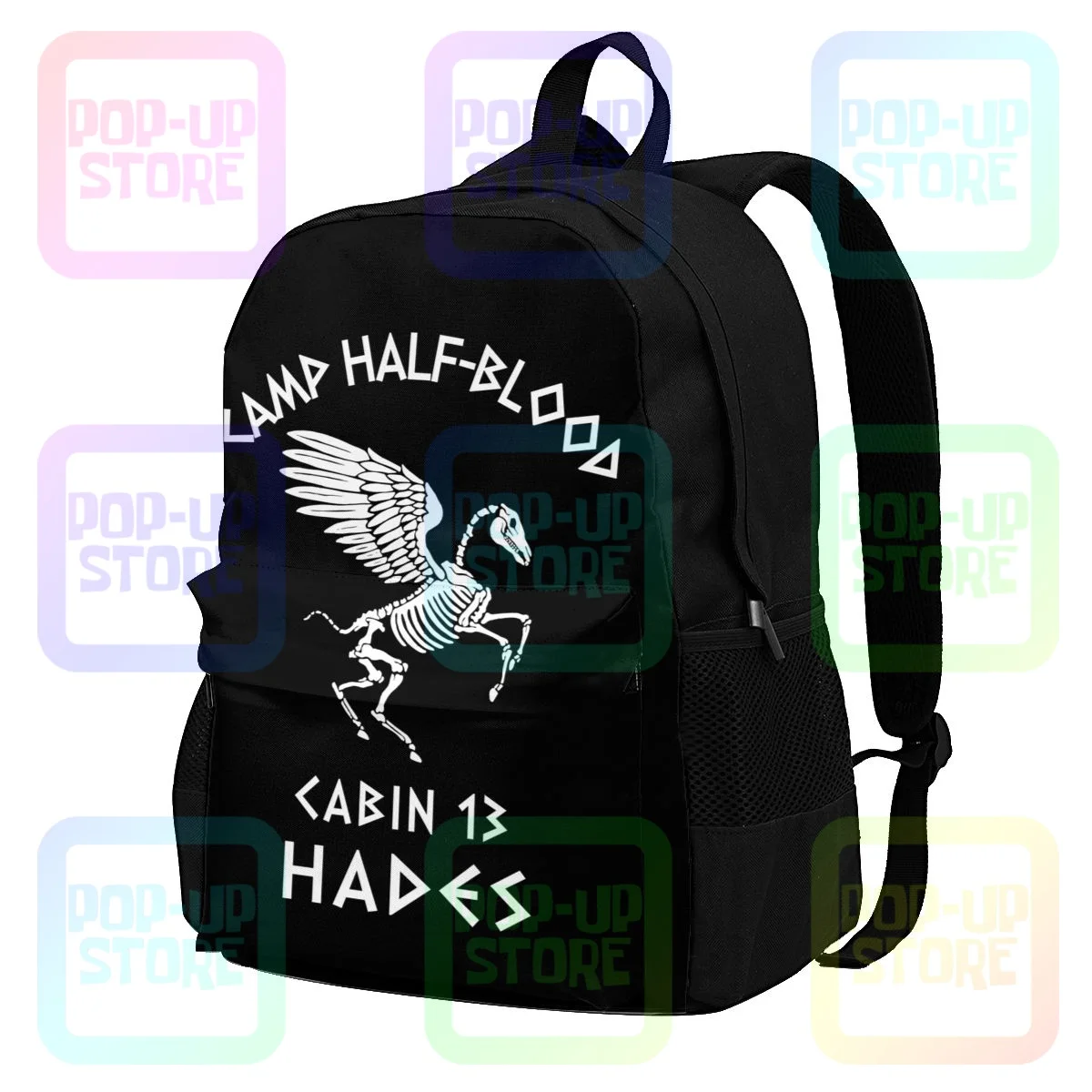 Cabin 13 Camp Half Blood Skeleton Hades Percy Jackson Olympians Boy Large Capacity Backpack Fashion New Style