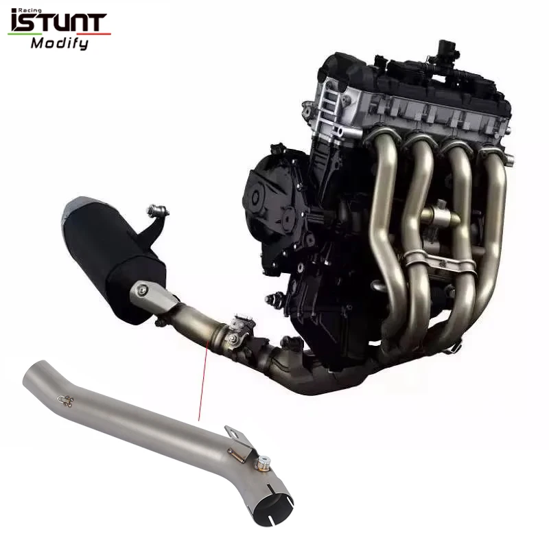 Slip On For Suzuki GSXR1000 GSX-R1000 GSXR 1000 K7 K8 K9 K10 K11 2007 - 2011 Motorcycle Exhaus Muffler Middle Connect Link Pipe