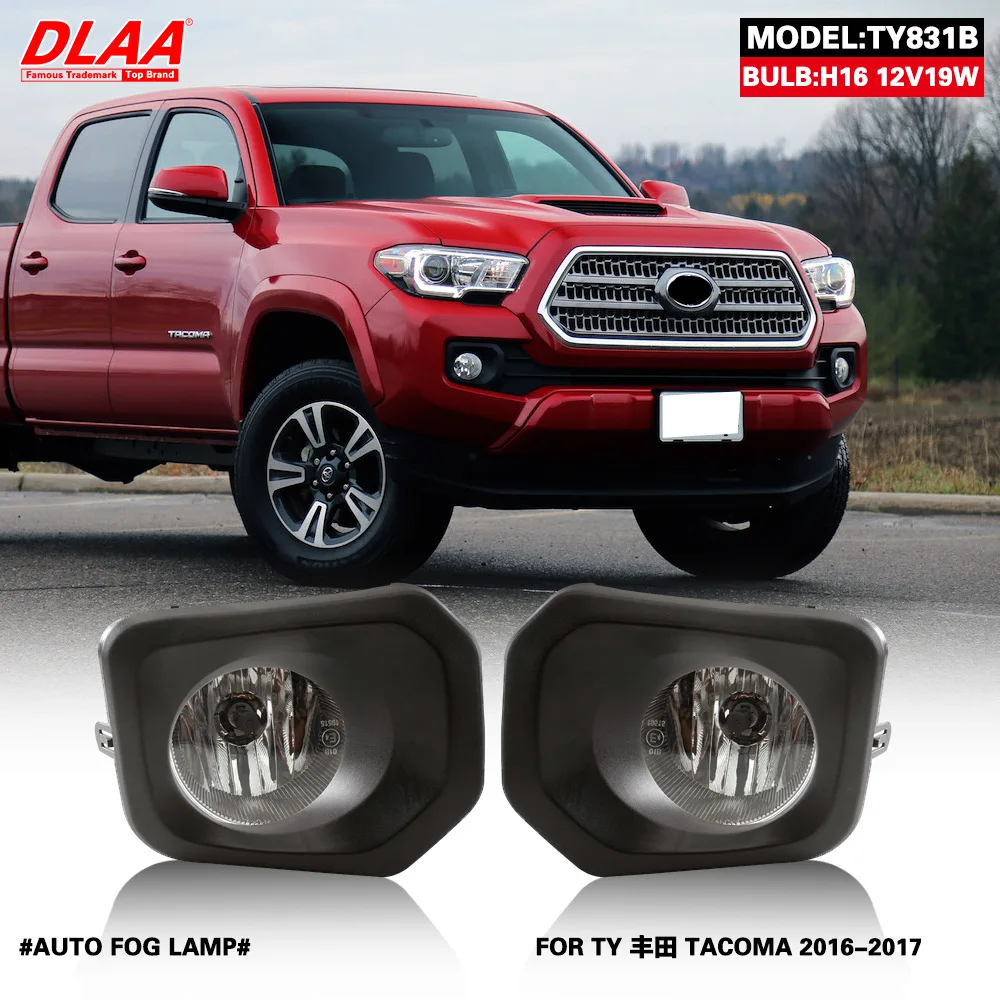 

Бампер противотуманный фонарь для Toyota TACOMA 2016 2017 2018-2022, передние противотуманные фары, Стайлинг автомобиля, противотуманные фары с переключателем - 1 пара