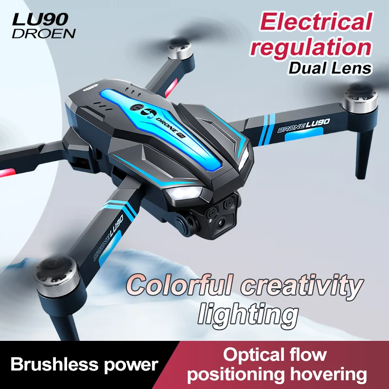 XIAOMI UAV LU90 Gradient Flow Light Brushless Motor Obstacle Avoidance Optical Flow Electric Adjustment Remote Control Aircraft