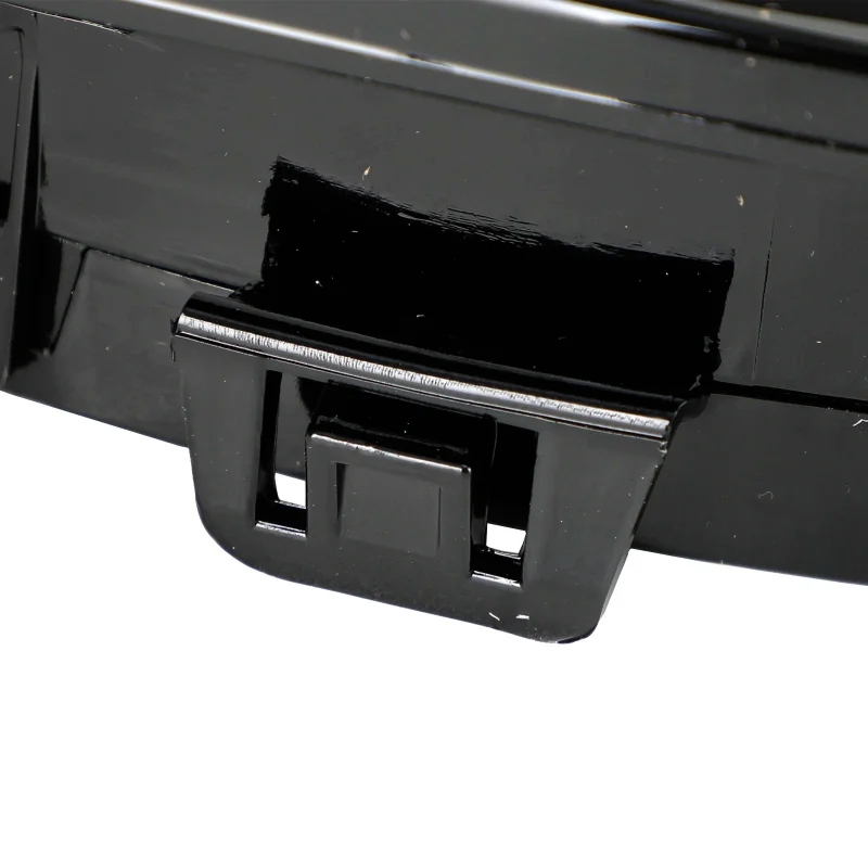 Gloss Black Racing Style Front Radiator Grille Exterior Mod Trim Fit Compact Hatchback