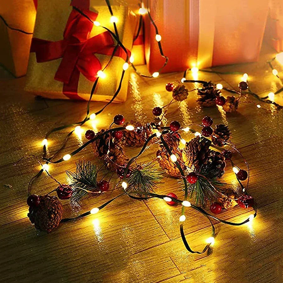 20m 50m 100m LED Rope Light Outdoor wChristmas PVC Tube Rope Fairy Light Holiday Wedding Party Garland Light