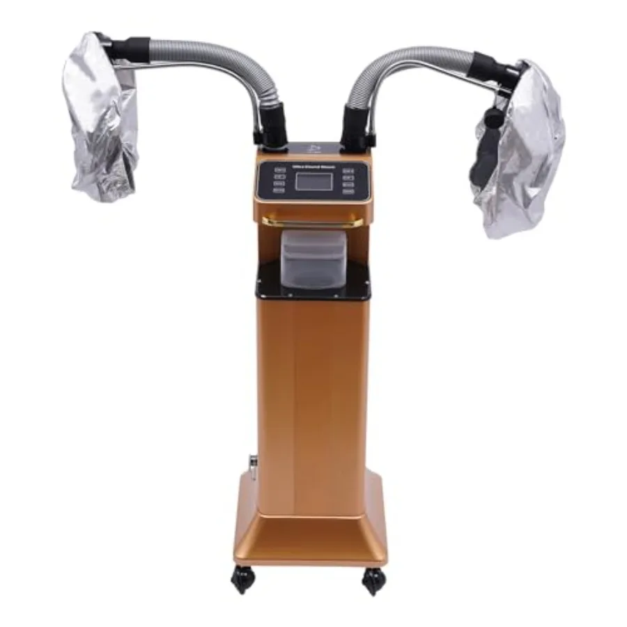 

Профессиональный паровой аппарат для волос Nano Hair Steamer с функцией микрораспыления, 2 паровыми насадками, 650 Вт, вертикальный, для ухода за волосами, с роликом