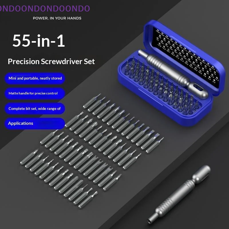 55PCS Mini Precision Screwdriver Set Magnetic Torx Hex Bits Repair Tool Kit Ideal Gift for DIY Enthusiasts Repair Lovers