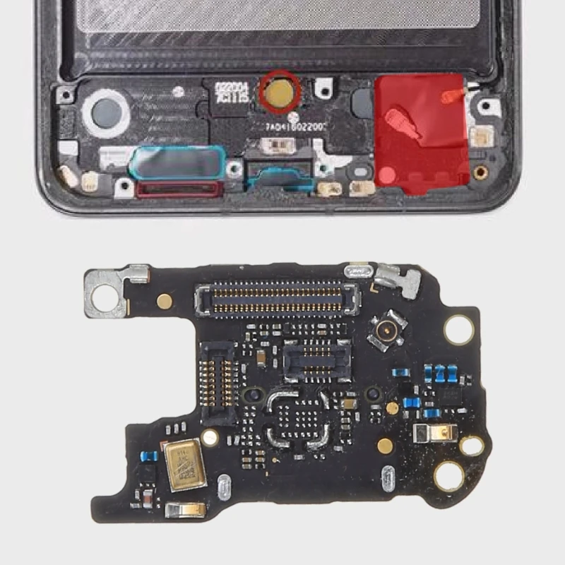 SIM/SD Phone Card Reader SIM Holder Conecction Board with Microphone for P30 Pro Replacement Part Repairing Accessories