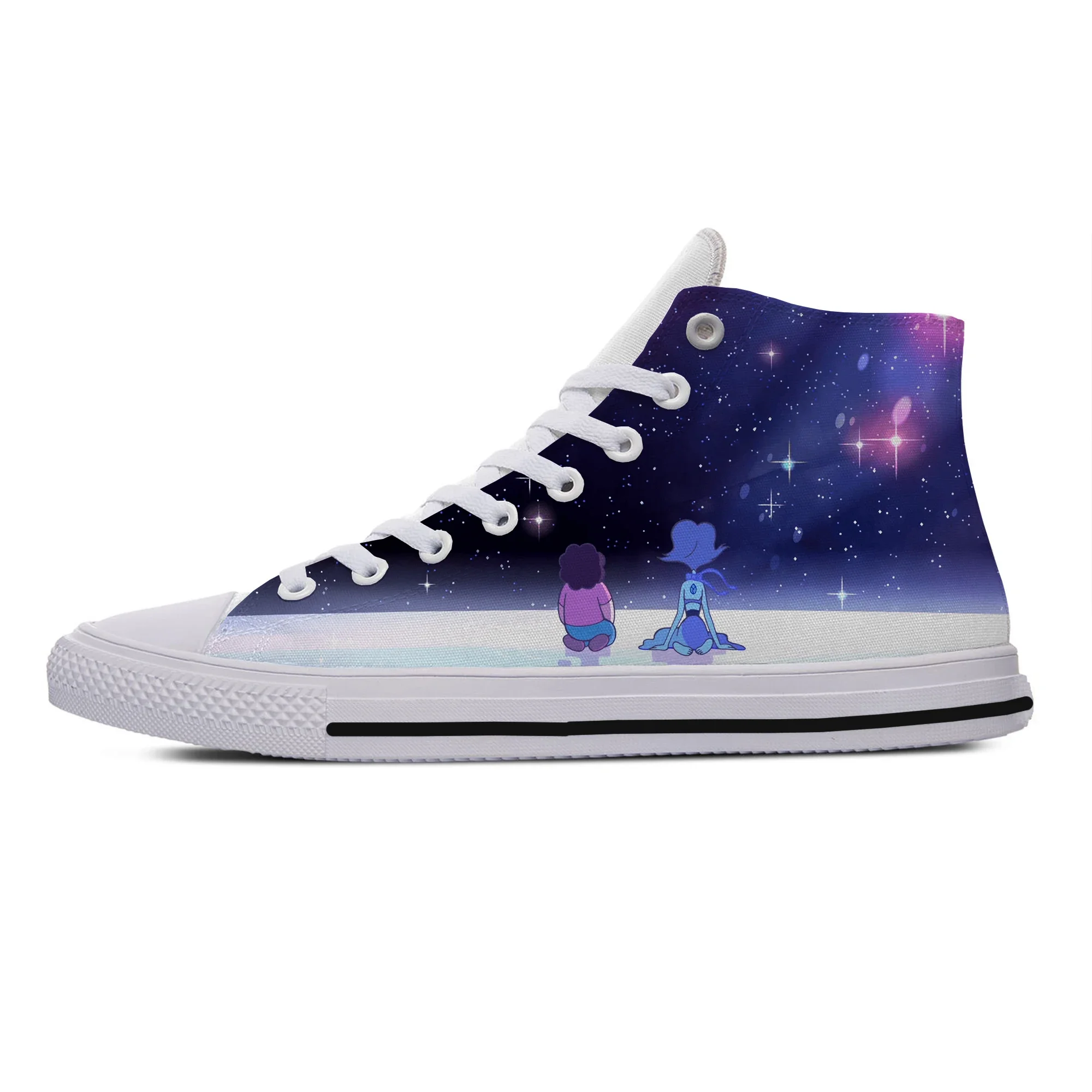 

Hot Steven Universe - Lion - Mens Printing Shoes Man Lightweight Latest High Top Board Shoes Breathable Comfortable Canvas Shoes