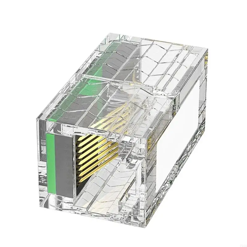 Hochgeschwindiger RJ45 Frauenkuppler Gold plattiert für Cat6 Networking Extension 193a