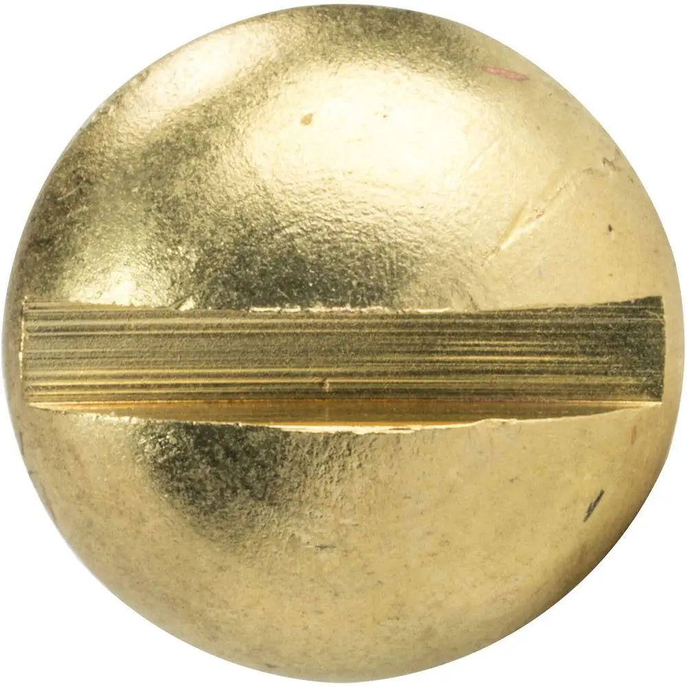Chipboard Self Drilling Tapping Slotted Drive Minus Solid Brass Wood Screws Round Head