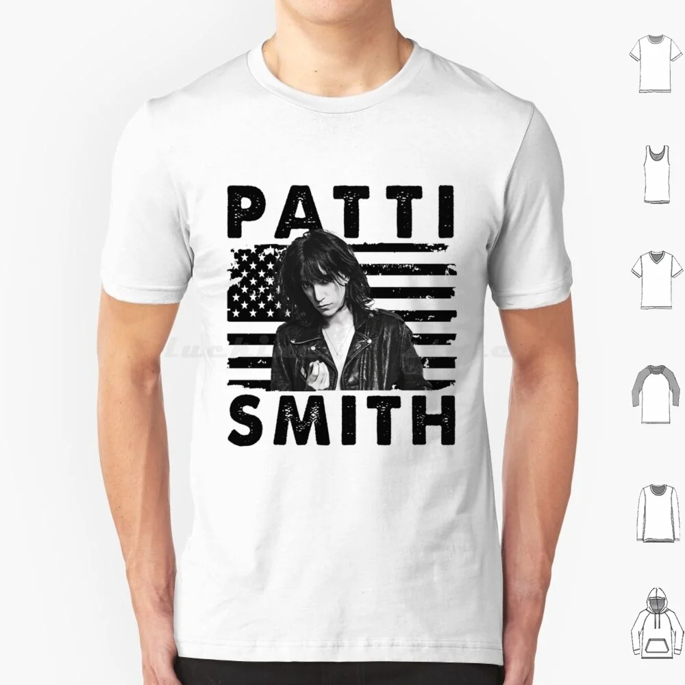 Patti Smith T Shirt Cotton Men Women DIY Print Patti Smith Punk Patti 70s Horses New York Music Retro Vintage 80s Singer