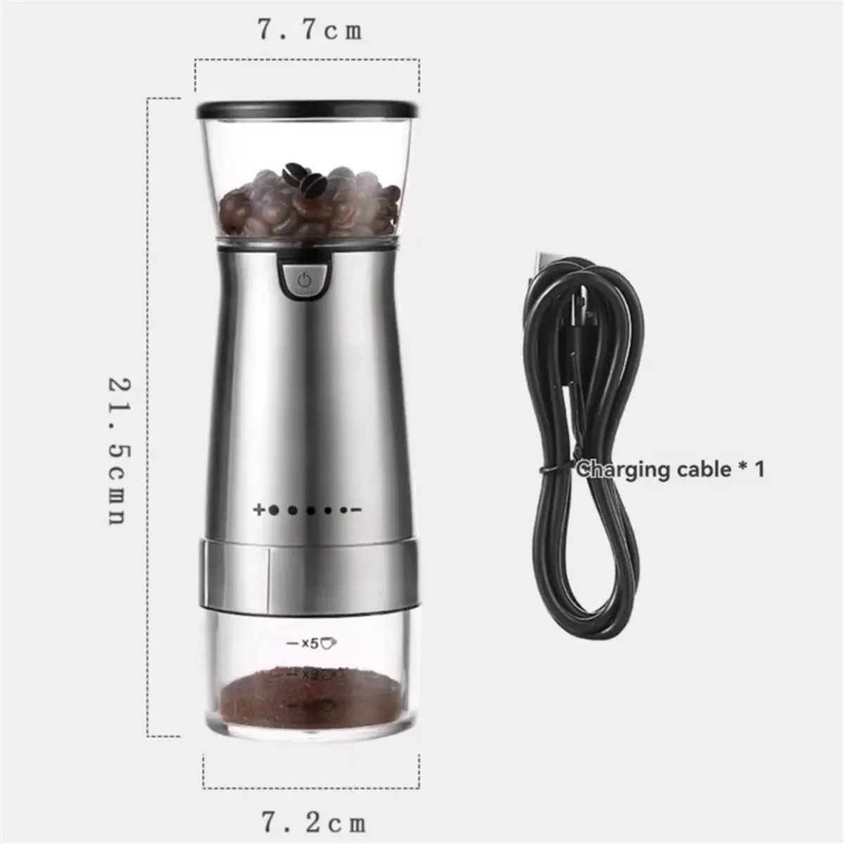 【STABLE QUALITY】[Electric Burr Coffee Grinder]Stainless Steel Disc for Espresso, French Press, Drip Coffee A