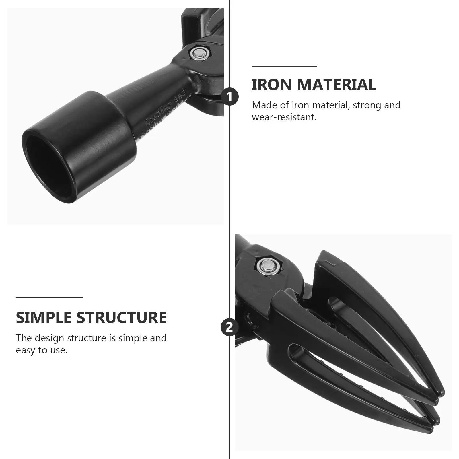 Weeding Fork Extractor Portable Garden Tool Cast Iron Plucking Cultivator Durable Extractor Helper