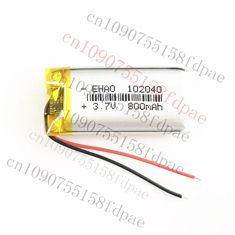 

ОК, 3,7 В, 800 мАч, липо-аккумулятор для MP3, наушников, гарнитуры, светодиодной подсветки 102040