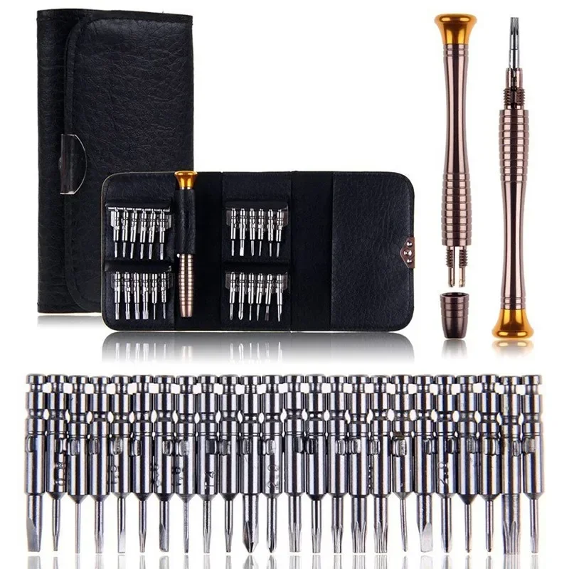 25 In 1 Precision Screwdriver Precision MultiTools Watch Hand Screwdrivers Tool Set For Mobile Phones Bits For Screwdriver