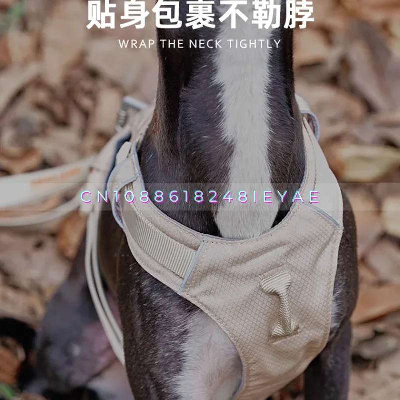 مكافحة كسر رقيقة ضوء الراحة الكلب تسخير Arnes Perro Pitbull Whybit السلوقي يسخر الكلاب اكسسوارات مستلزمات الحيوانات الأليفة #2