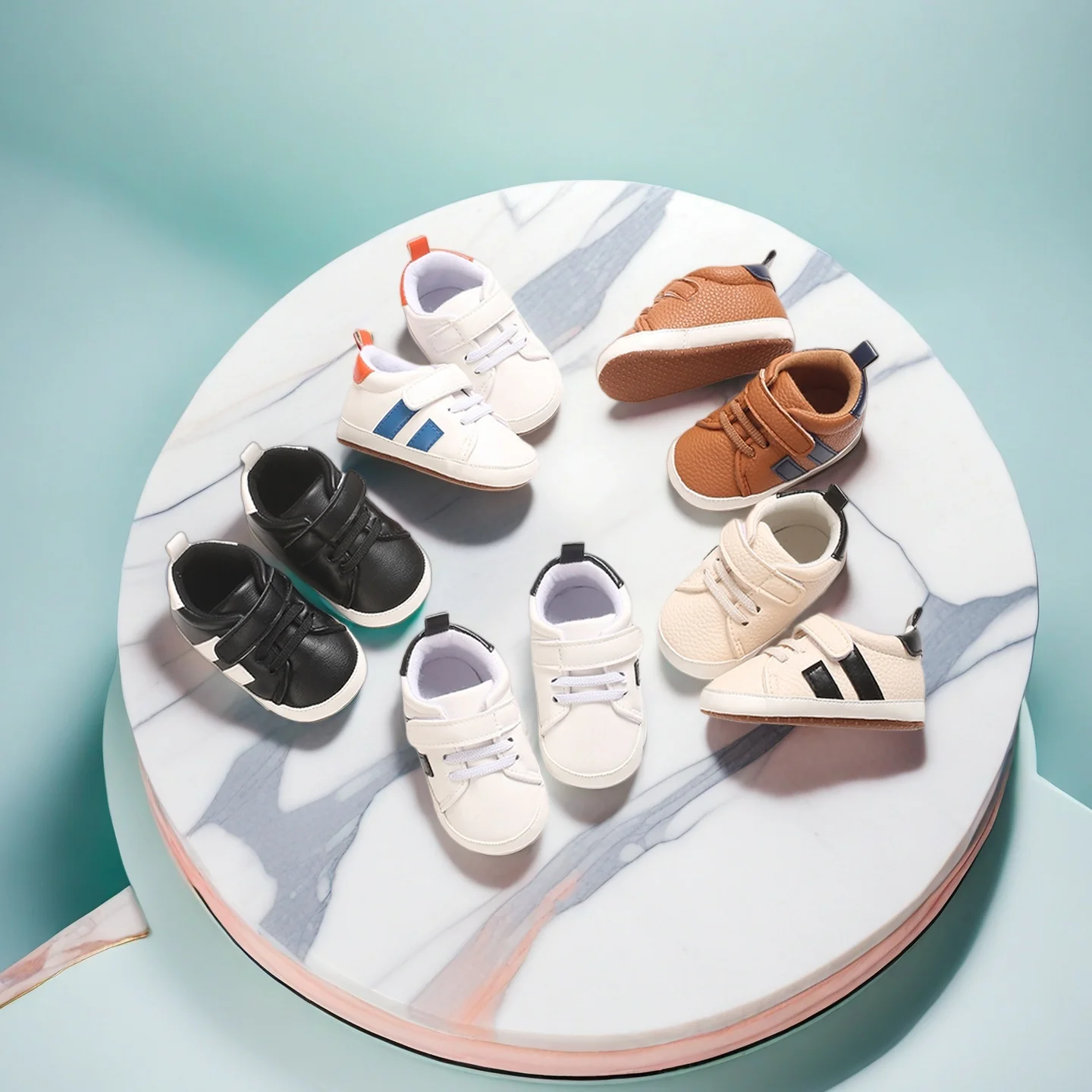 Baby Casual Shoes for Spring and Autumn Soft sole Anti-slip High Quality PU Hot Selling Multiple choice 2026 Baby New Fashion