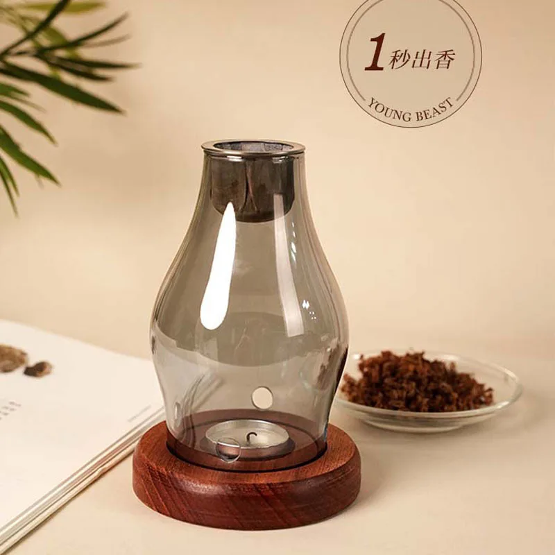 

Стеклянная курильница, подсвечник для специй, подсвечник при свечах, свадебная вечеринка, домашняя комната, настольный декор, держатели для ароматерапии