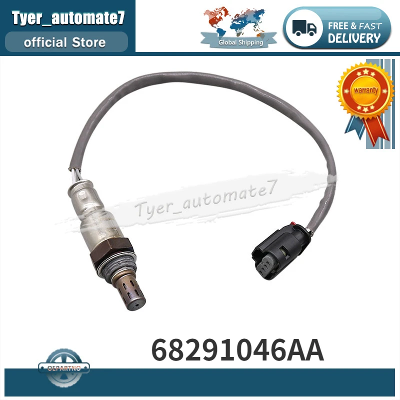 Sensor de oxígeno con sonda Lambda para coche, accesorio para JEEP WAGONEER RAM 2018, 68291046AA, 1 piezas, O2, 2024-1500