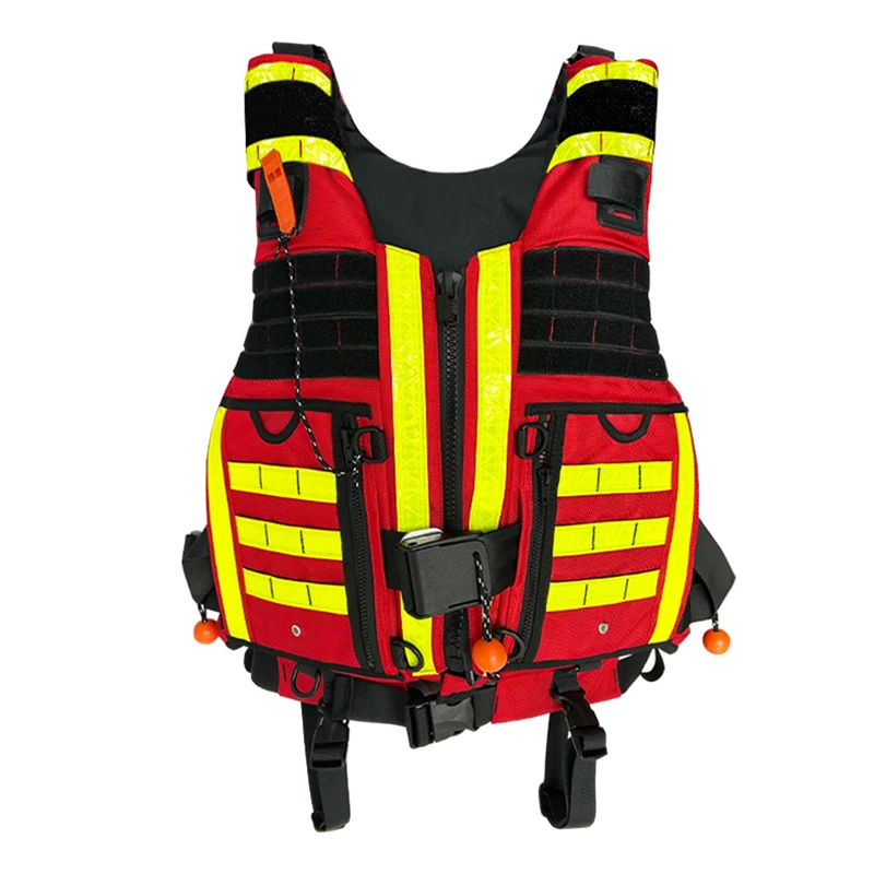 Durability Stability Torrent Life Vest   Quality Assurance Rescue Vest  High Buoyancy Adults Life Jacket Water Rescue