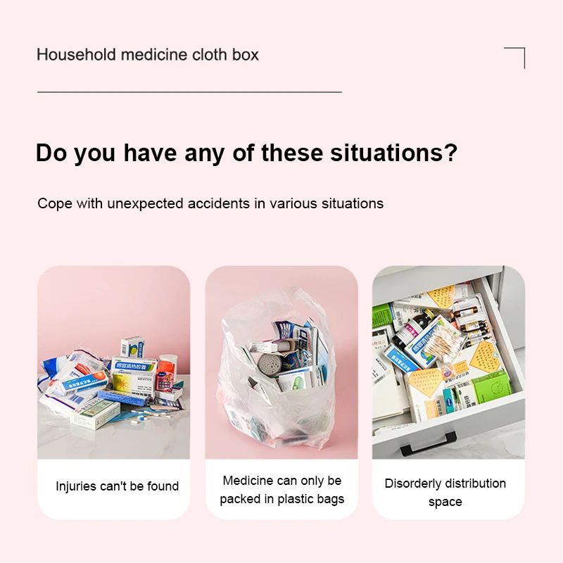 휴대용 여행 응급 처치 키트 키트, 가정용 야외 인간 캠핑 방어 비상 키트, 1-8 개