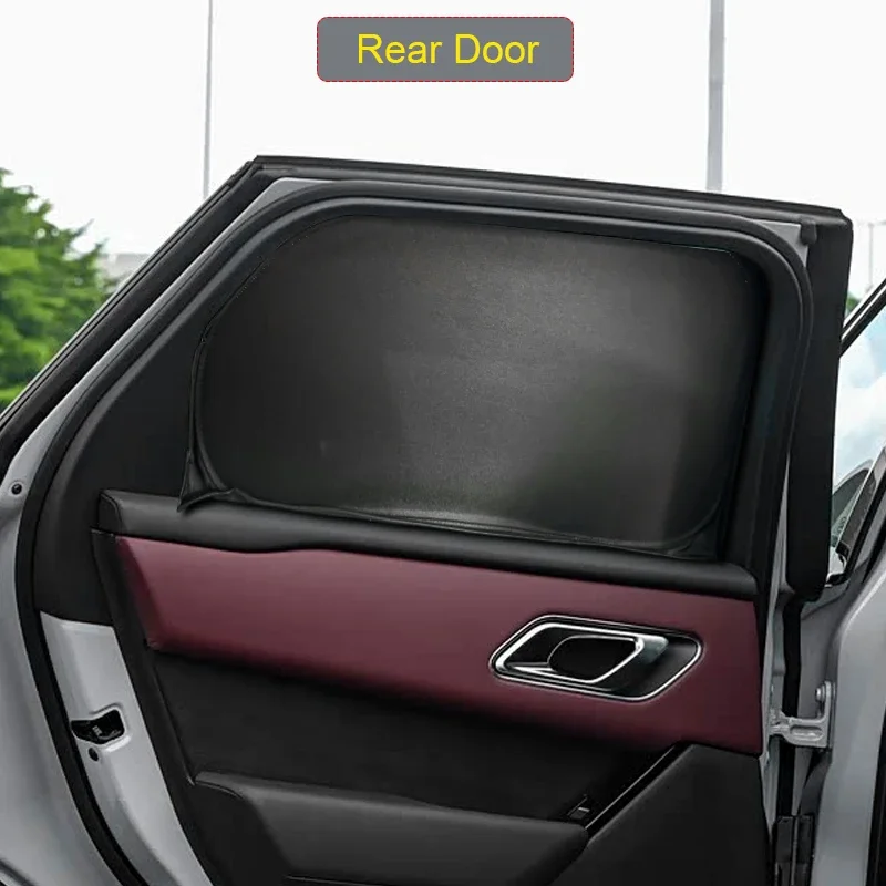 

Car Black Anti-UV Heat Insulation Window Privacy Sunshade For LAND ROVER RANGE ROVER VELAR 2017-Present Protect Cover Accessory