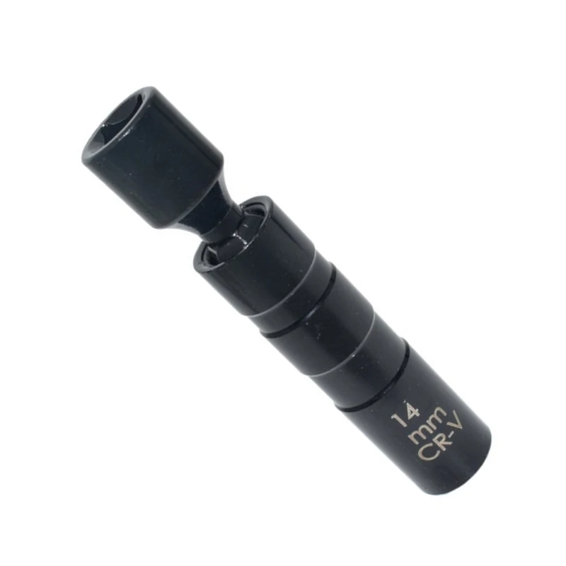 14MM/16MM Thin Wall Magnetic Swivels Spark Plug Socket Magnetic Thin Wall 12-Point Joint 3/8inch Drive Wrenches Tool
