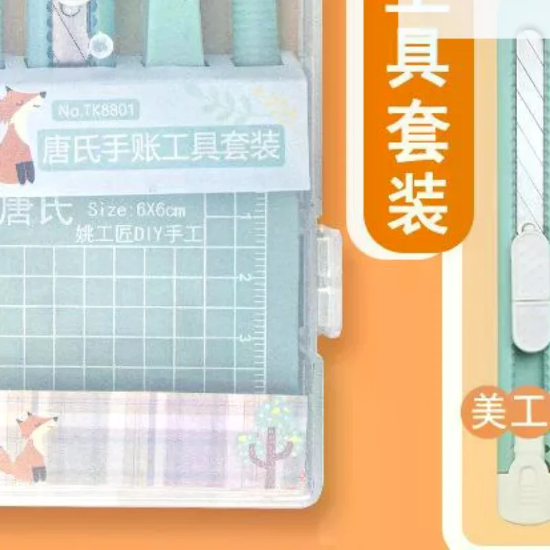 Complete doe-het-zelf scrapbookingtoolkit met pennen, vleesmessen, pincetten en snijmatten – niet-intrekbaar handvat voor dagelijks gebruik