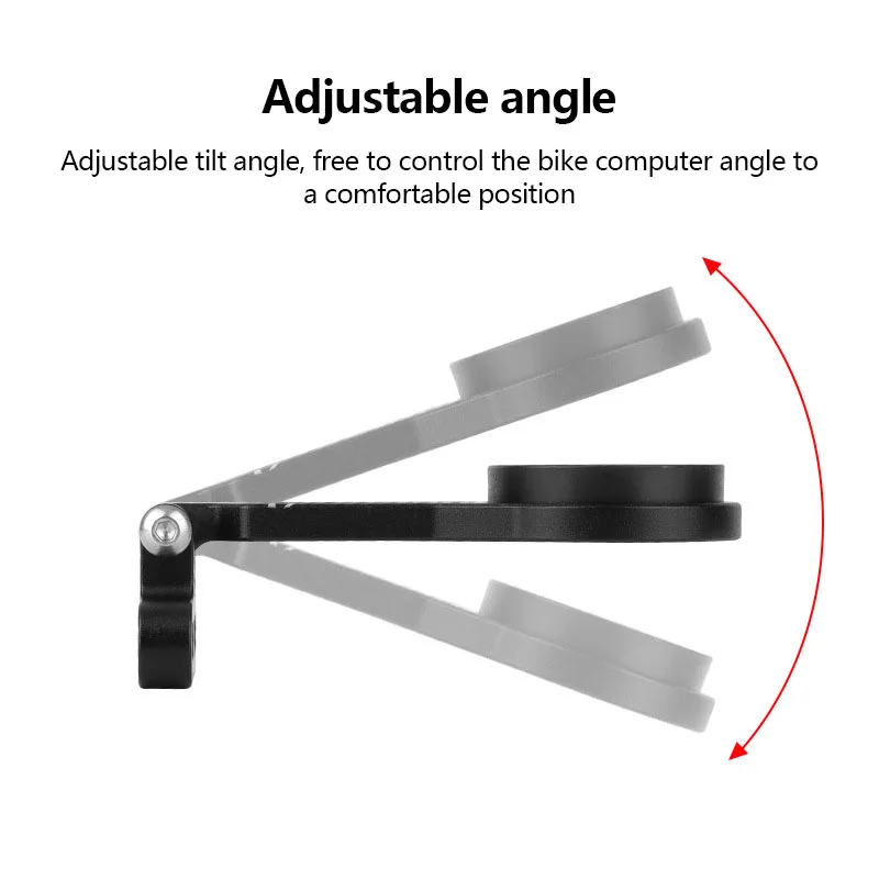 Suporte De Extensão De Liga De Alumínio Para Computador De Bicicleta, MTB Guiador, Suporte De Velocímetro Ajustável, Acessórios De Bicicleta