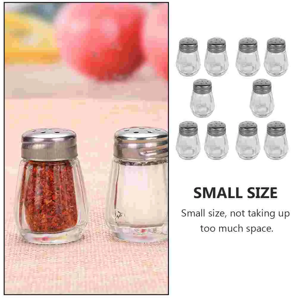 Mini Salt Shakers Kitchen Glass Condiment Bottles Pepper Bottles BBQ Seasoning Containers Coffee Bean Storage Container images - 6