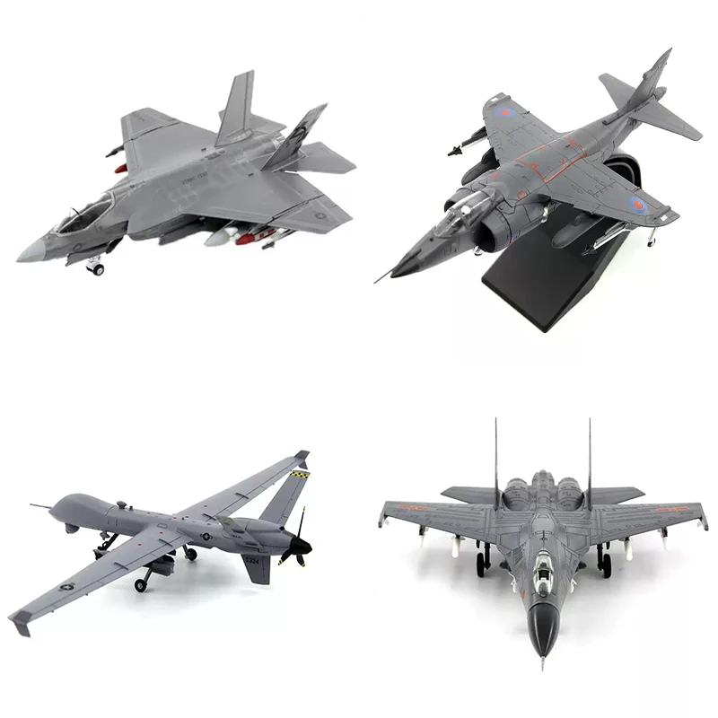 Alloy fighter 1/72 Mk1 MQ-9 attack aircraft Air Force F-117A F-35A Lightning II J-11B Finished aircraft model Gift collection