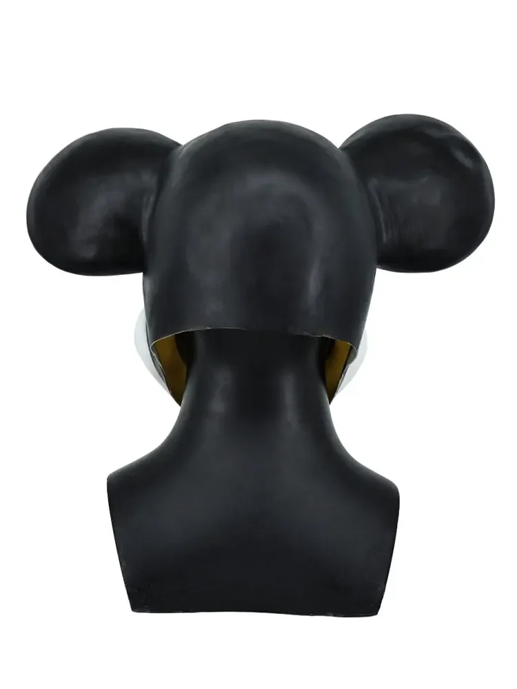 Cartoon Mouse Head Mask Cute Cosplay Mickey Mask Latex Animal Headcover Dress Up Masques Halloween Carnaval Mask Party Props