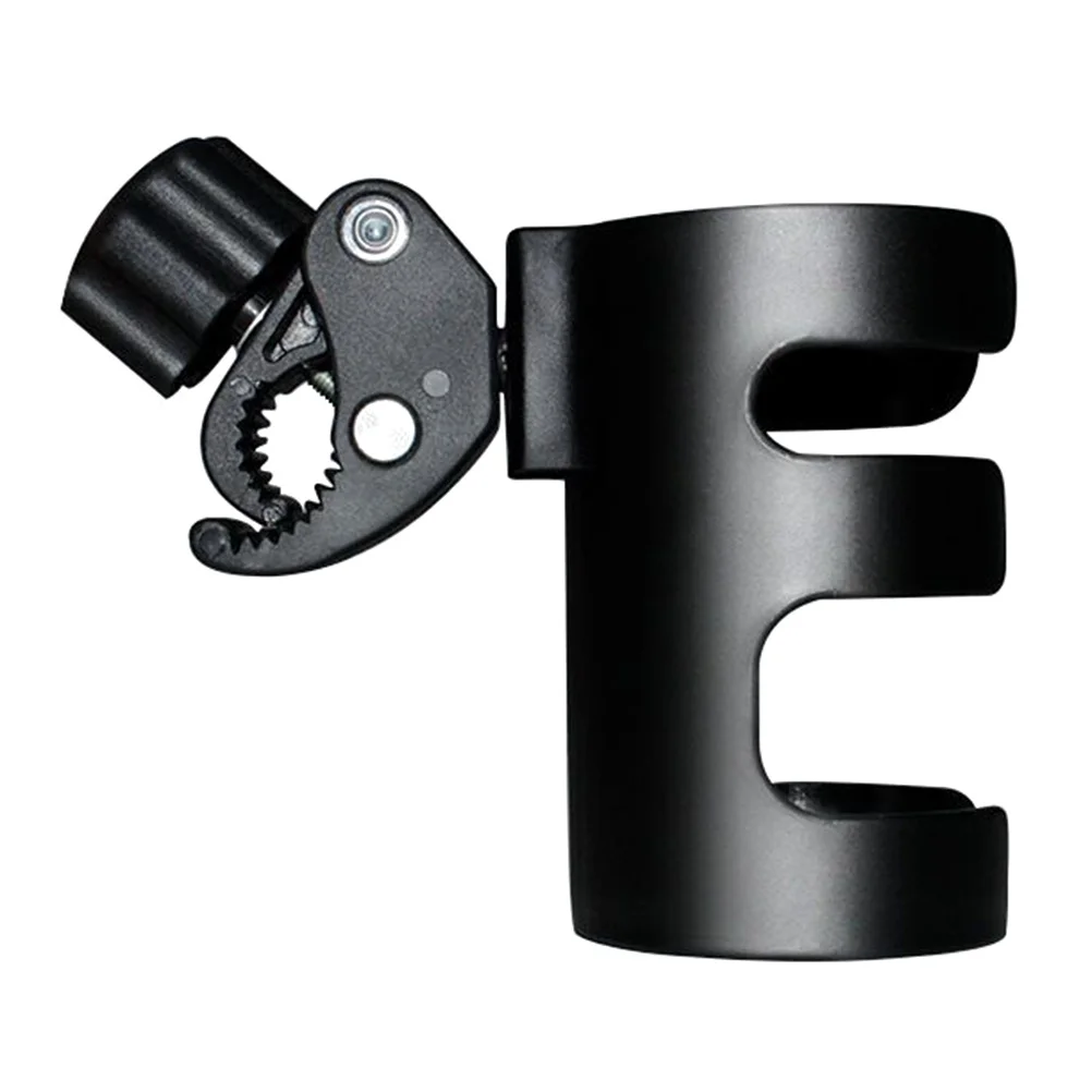 

Подставка для бутылок с водой, аксессуары для детской тележки, длительное использование, научный дизайн, прочная ручка, черная полка для бутылочек на тележке для детей