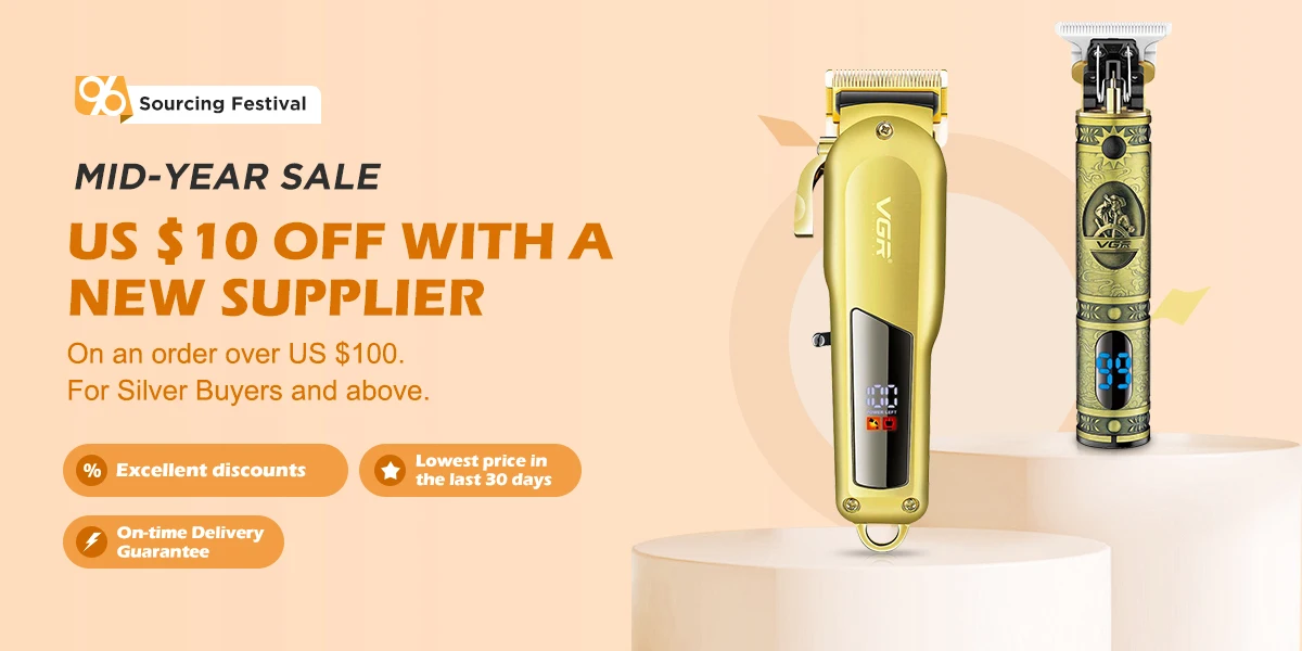 VGR 290 Mini Hair Cutting Machine Cordless Electric Hair Clipper Professional Bald Haircut Machine Barber Hair Trimmer for Men