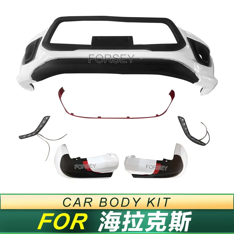 

For 16-20 Toyota HILUX Hilux Revo pickup truck upgrade TRD version front and rear bumper surround accessories