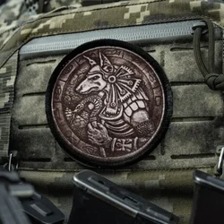 Egyptian Anubis Morale Tactical Patches on Clothes Printed Hook&Loop Patch Military ARMY Armband Backpack Stickers