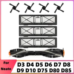 Spazzola laterale filtro spazzola a rullo principale per Neato Botvac serie D D3 D4 D5 D6 D7 D8 D9 D10 D75 D80 D85 parti dell'aspirapolvere Robot