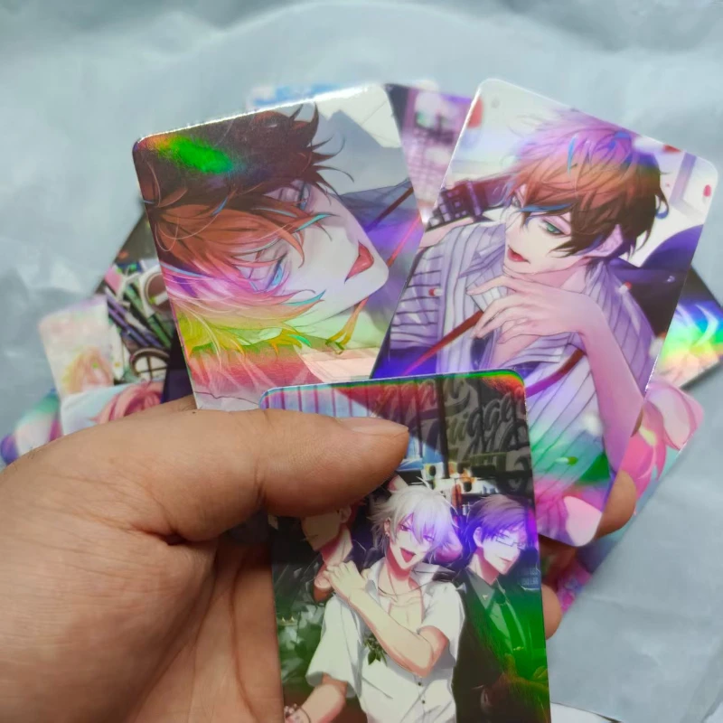 55 Stück/Set Hypnosis Mic Laser Lomo Karten Ichiro Jiro Saburo Samatoki Jyuto Hypnosis Mic Division Rap Battle Charaktere Fotokarten – Detail 7