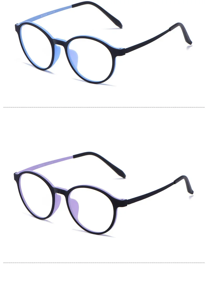 3050 Reines Titan Runde Rahmen Anti Blau Licht Lesebrille Männer Und Frauen Computer Presbyopie Brillen Vergrößerungs Brillen – Detail 11