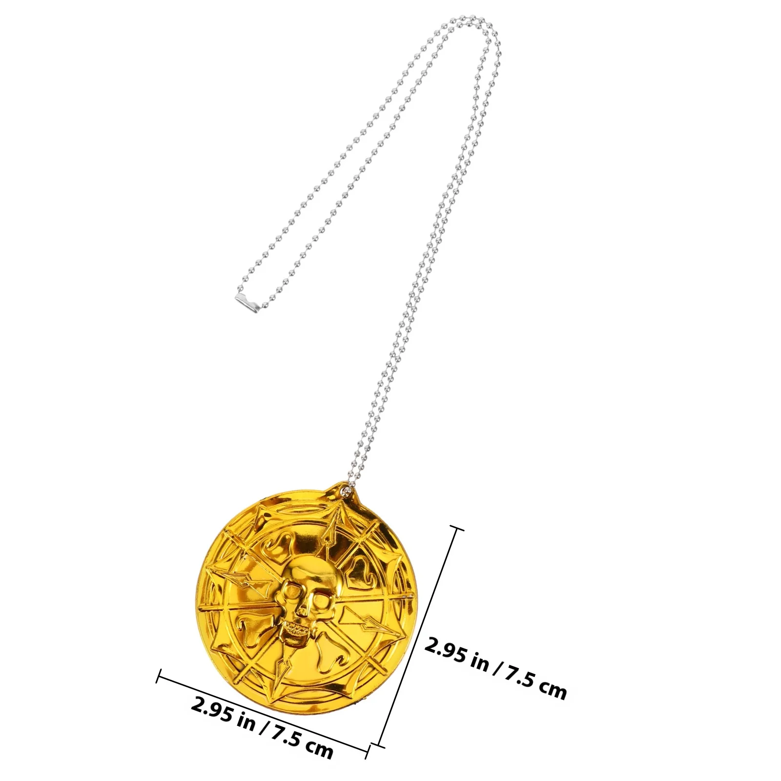 Schedel hanger ketting gotische vintage ketting voor mannen vrouwen punk sieraden lange retro accessoire piraat choker lichtgewicht