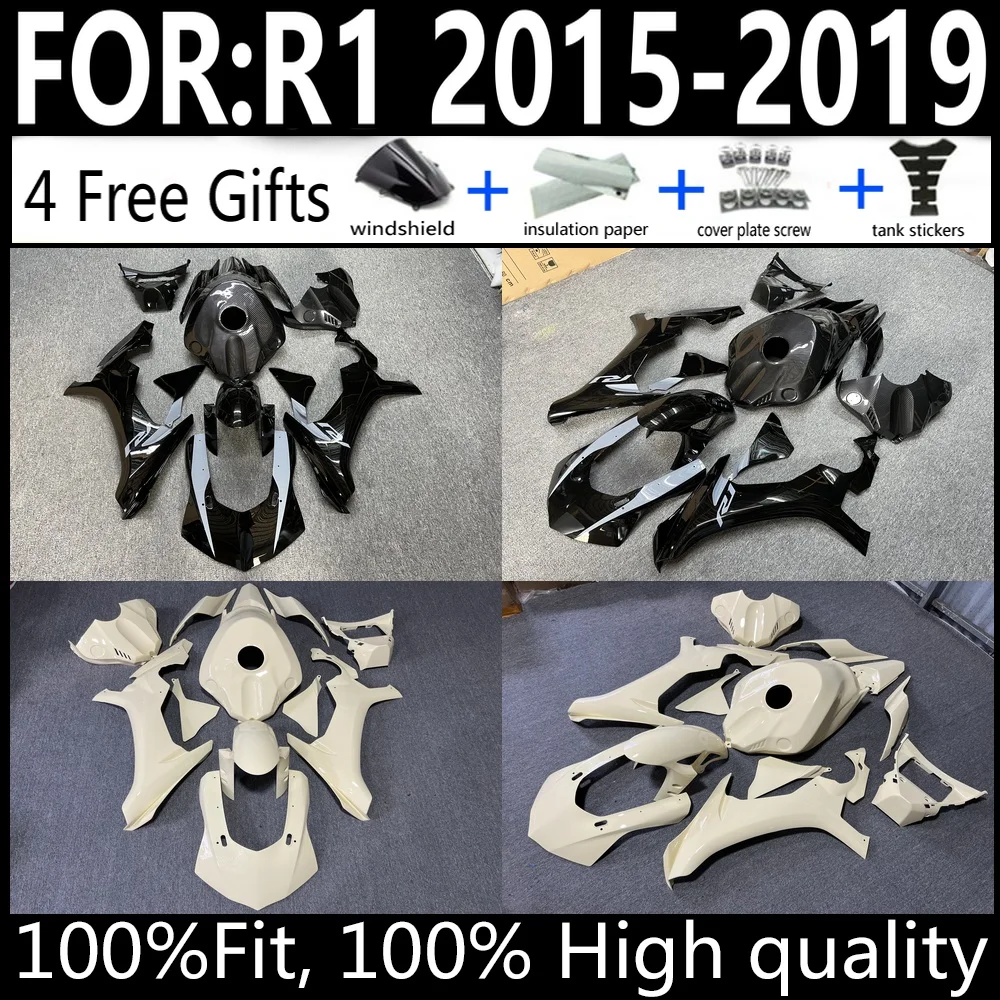 

R1 2015 2016 2017 2018 2019 Fairings Kit For Yamaha ABS Bodywork Aftermarket Fairing Set Full Body Cowls Replacement