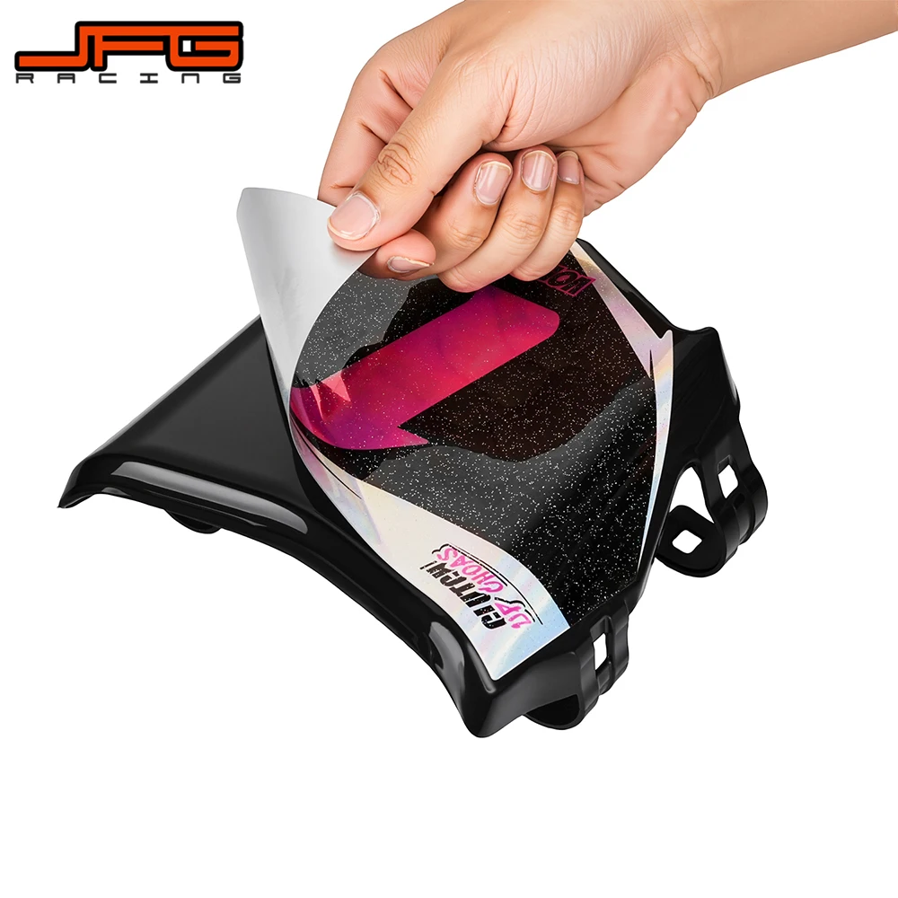 Vorderes Kennzeichen für Surron Talaria E-Ride Pro Q20 Tuttio Soleil 01 Ebox Dragster ETM RTR Dirt E-Bike mit Aufkleber – Detail 4