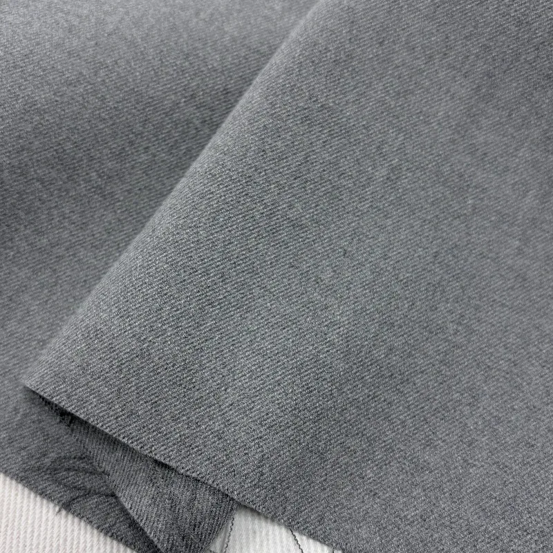 Light Gray PureCotton Denim Soft Comfortable Breathable Skin Friendly Fabric Pants Designer Fashion Sewing DIY Craft Material