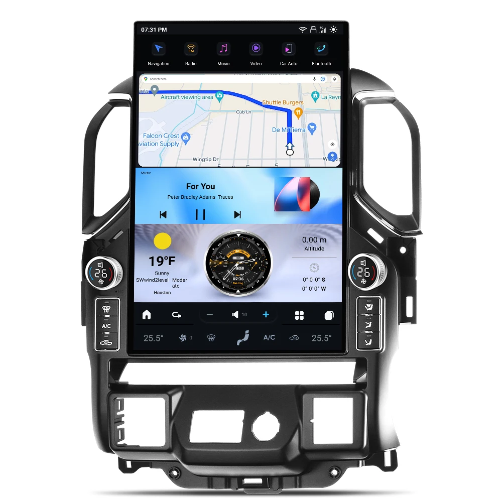 

AuCAR 17.2" Latest Android 14 Car Radio Stereo GPS Navigation Multimedia DVD Player for Chevrolet Silverado GMC Sierra 2019-2024